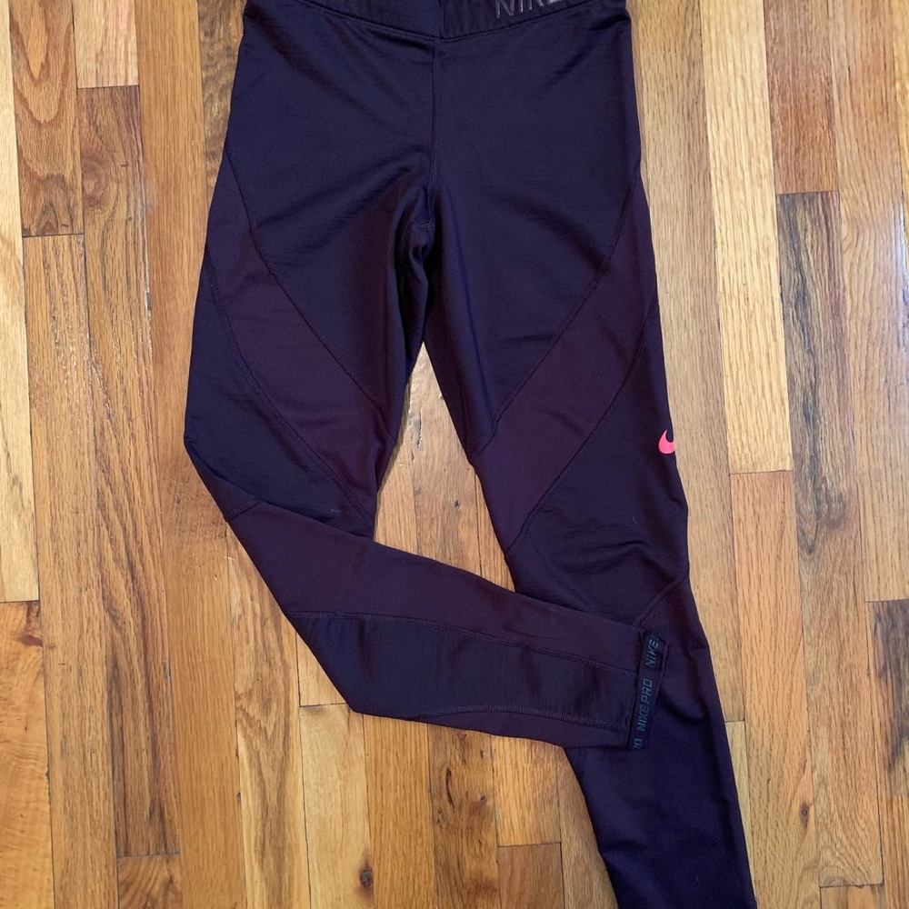 Nike Dark Purple Athletic Leggings